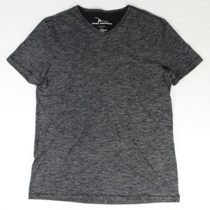 Marc Anthony V-Neck T-Shirt Grey Medium Slim Fit